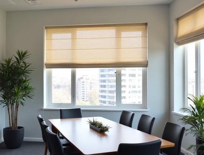 Main Beach Roman Blinds Cleaning
